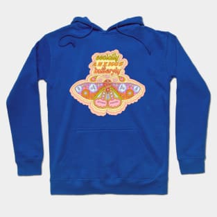 Socially Anxious Butterfly - 70s Butterfly Hoodie